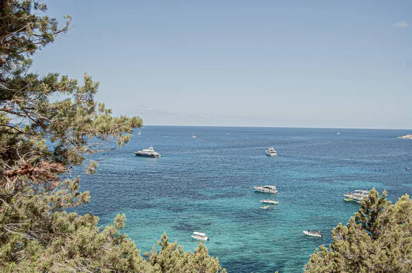 Boats Black Sea Coast Crimea — Stock Photo, Image