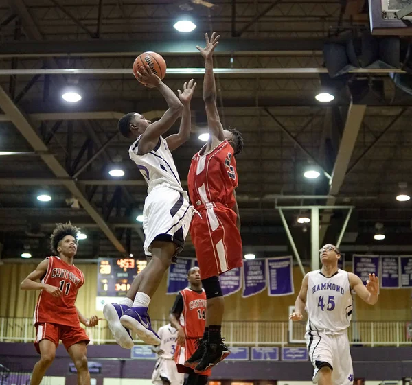 Hammond Estados Unidos Fev 2018 Indiana Queda Basquete Masculino Século — Fotografia de Stock