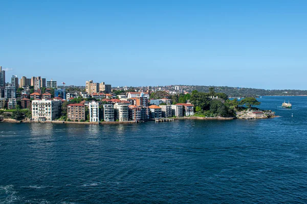 Sydney Australie Janv 2021 Vue Panoramique Paysage Marin Sur Mosman — Photo