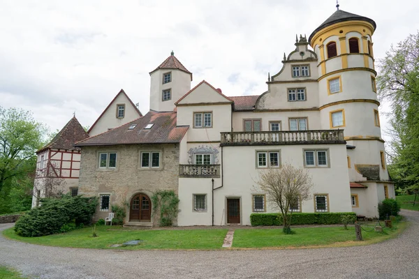 Ein Schloss Baden Württemberg Unter Bewölktem Himmel — Stockfoto