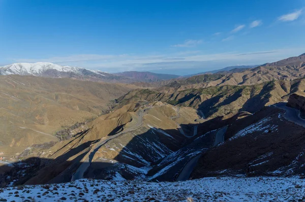 Uitzicht Tizi Tichka Een Bergpas Marokko Die Marrakech Verbindt Met — Stockfoto