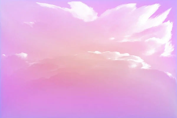 Гарний Знімок Рожевого Хмарного Неба — стокове фото