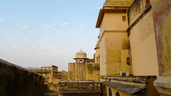 Maestoso Forte Ambra Vicino Jaipur Rajasthan India Durante Dayli — Foto Stock