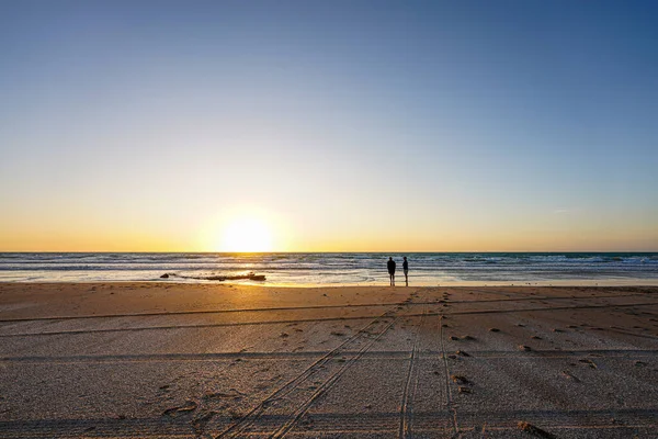 Broome Australia Dec 2020 Beautiful Sunset Cable Beach Broome Два — стокове фото