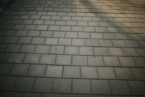 Крупный План Серых Тротуарных Плит — стоковое фото