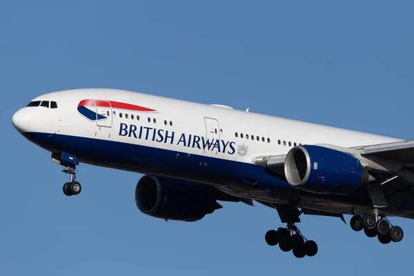 Londen Verenigd Koninkrijk Feb 2020 British Airways Baw Nadert Londen — Stockfoto