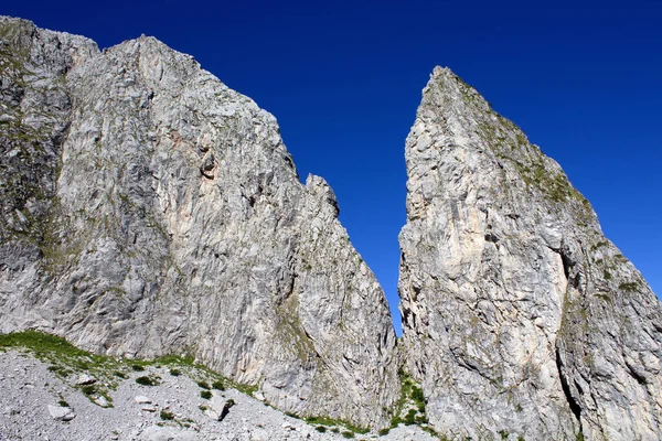 Чудовий Краєвид Гірський Краєвид Зеленню Durmitor Mendigunea Pitomine Чорногорія — стокове фото