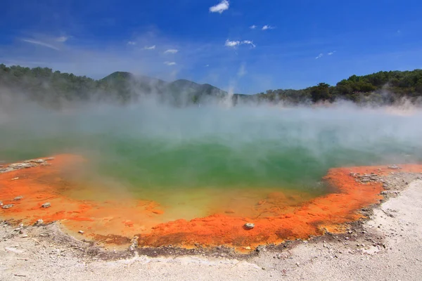 Piscina Champagner Waiotapu Thermal Wonderland Nova Zelândia — Fotografia de Stock