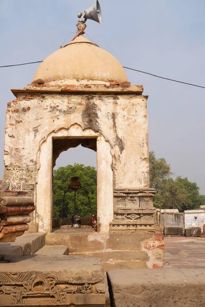 Μια Κάθετη Βολή Του Ναού Harshat Mata Στο Χωριό Abhaneri — Φωτογραφία Αρχείου