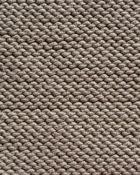 Vertical Shot Brown Knitted Texture — Stock Photo, Image