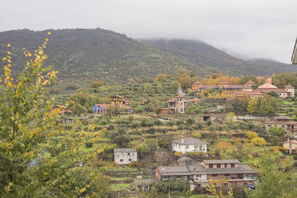 Den Medeltida Staden Hervas Caceres Spanien Dagsljus — Stockfoto