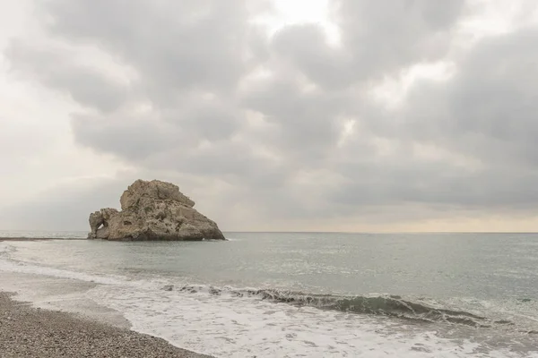 Roca Playa Málaga Andalucía España — Foto de Stock