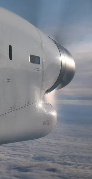 비행기의 엔진의 아름다운 — 스톡 사진
