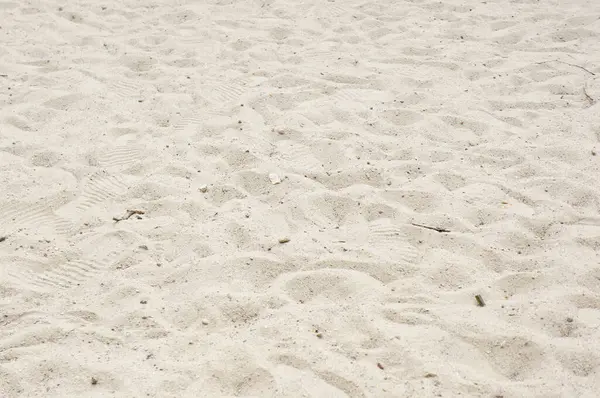 Primo Piano Sabbia Fine Una Spiaggia — Foto Stock