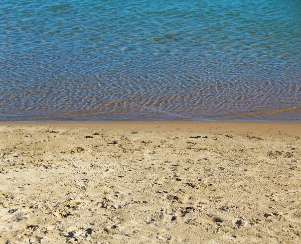 Ein Leerer Weißer Sandstrand — Stockfoto