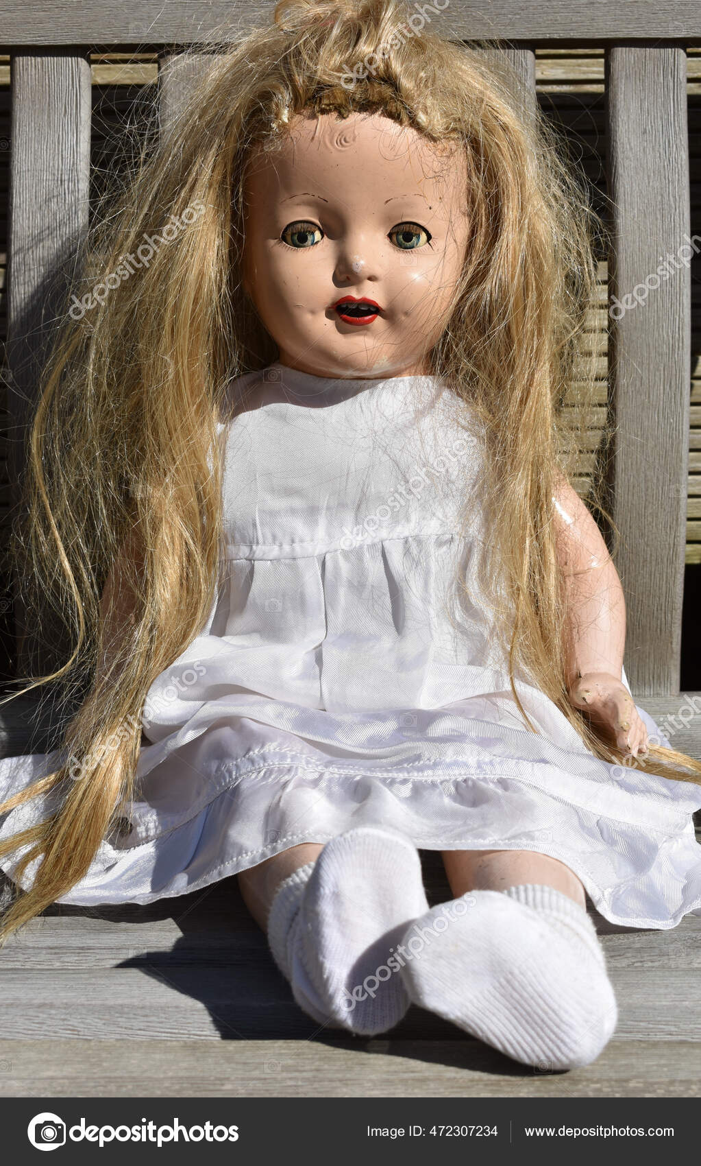 Deluxe Annabelle Creepy Doll Plaited Wig [ST779-AN] - Struts Party  Superstore