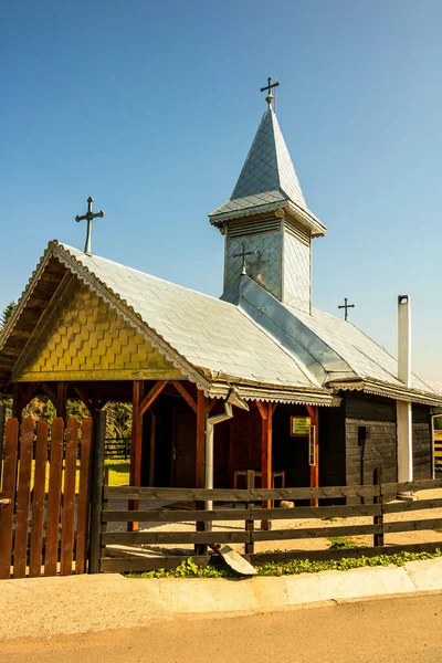 Een Verticaal Schot Van Een Orthodox Klooster Bergen Gebied Bihor — Stockfoto