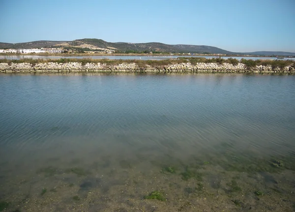 Вид Спокойное Озеро Юге Франции Фроннане — стоковое фото
