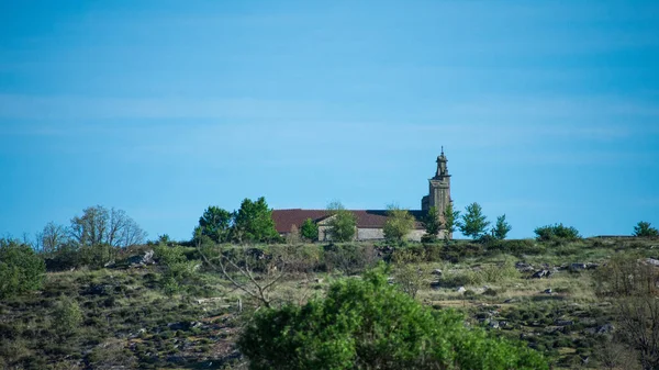 Dach Kościoła Skaliste Pole Iglesia Cabeza Salamanka — Zdjęcie stockowe