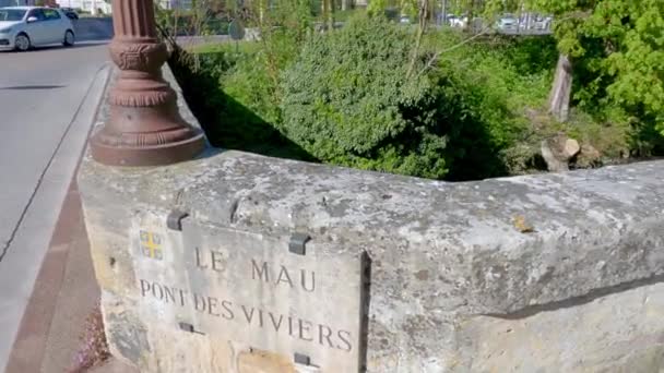 Renderização Canal Chalons Champagne França — Vídeo de Stock