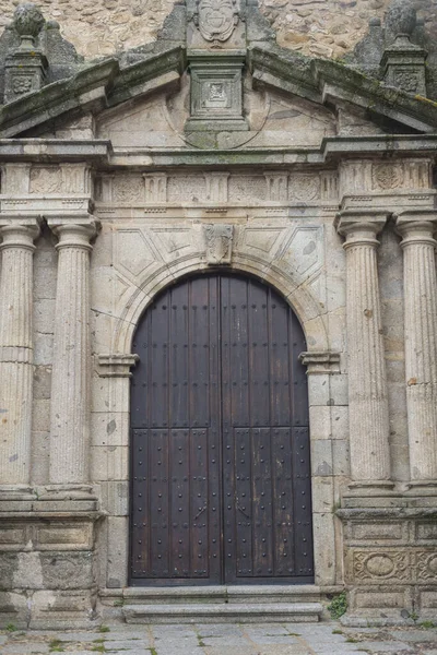 Oude Poorten Middeleeuwse Stad Hervas Caceres Spanje — Stockfoto