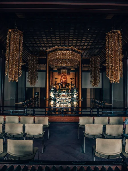 増上寺の垂直撮影 — ストック写真