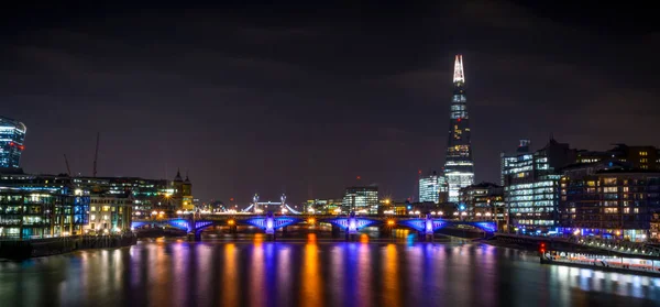 Una Hermosa Toma Londres Por Noche — Foto de Stock