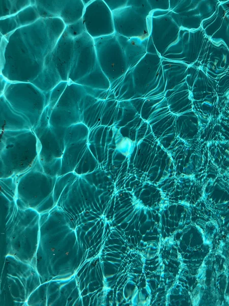 Tiro Hipnotizante Água Azul Turquesa Pura Mar — Fotografia de Stock