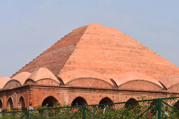 Gros Plan Temple Rasmancha Inde Par Temps Clair — Photo