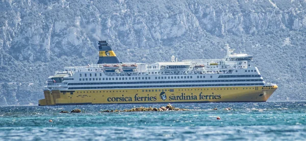 Golfo Aranci Italia Agosto 2016 Golfo Aranci Sardegna Italia Traghetto — Foto Stock