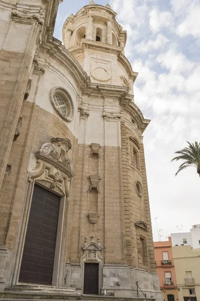 Tiro Vertical Catedral Província Cádiz Andaluzia Espanha — Fotografia de Stock