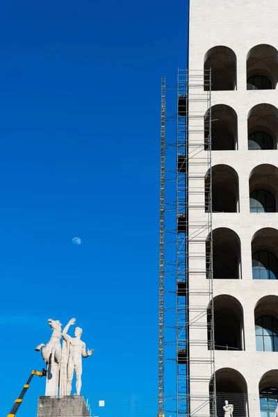 Rom Italien April 2021 Aufnahme Des Palazzo Della Civilta Italiana — Stockfoto