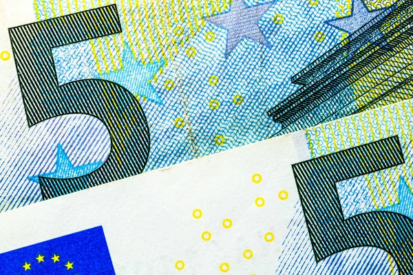 Details Der Euro Banknote Aus Nächster Nähe — Stockfoto