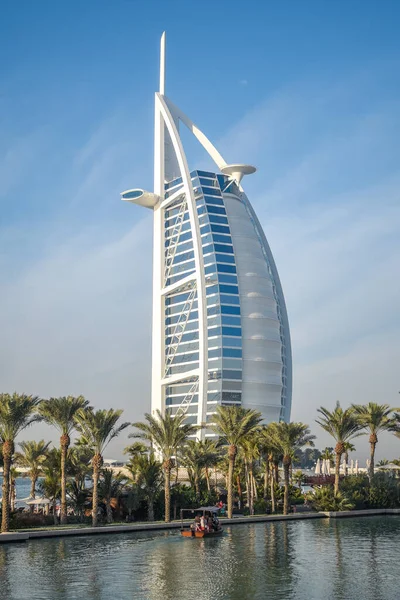 Dubai Zjednoczone Emiraty Arabskie Styczeń 2019 Burj Arab Hotel Dubaj — Zdjęcie stockowe