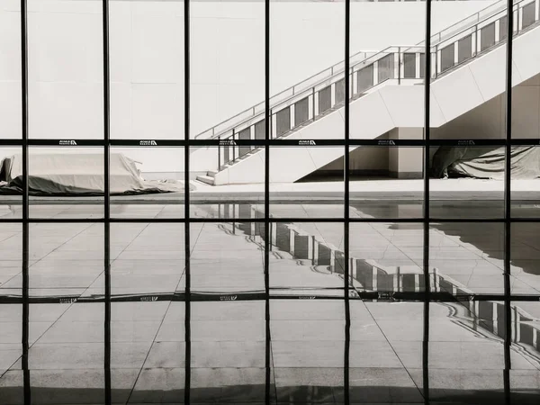 Une Structure Architecturale Moderne Design Contemporain — Photo