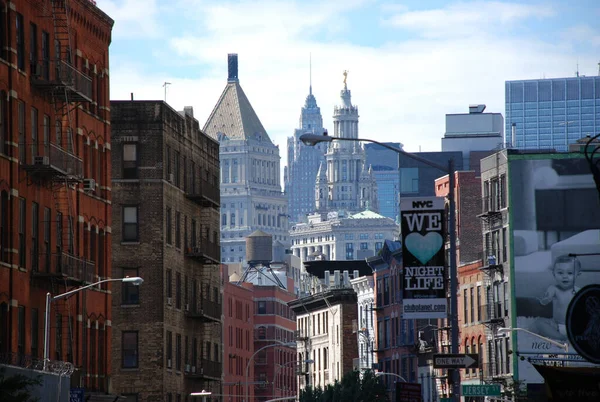 New York City Vereinigte Staaten Sep 2007 Blick Entlang Der — Stockfoto