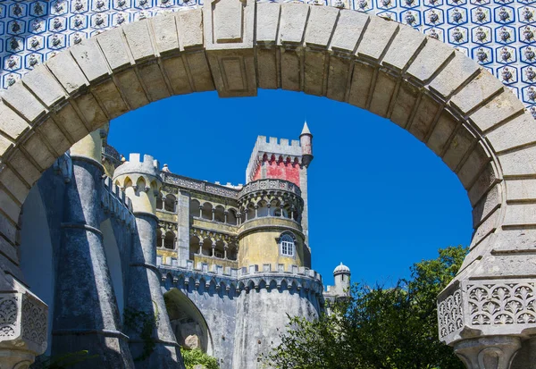 Palace Pena Sintra Cascais Natural Park Colares Portugal — Stock Photo, Image