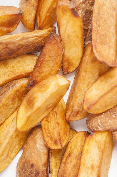 Lezzetli Kızarmış Patateslerin Yakın Çekimi — Stok fotoğraf
