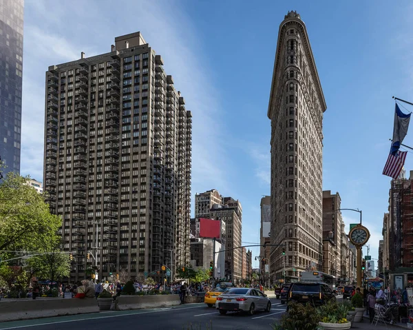 Manhattan Estados Unidos Octubre 2020 Edificio Flat Iron Vecino Manhatt — Foto de Stock