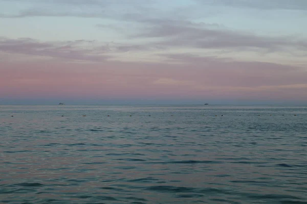Uma Bela Vista Sobre Baía Pôr Sol Ponto Sul Mar — Fotografia de Stock