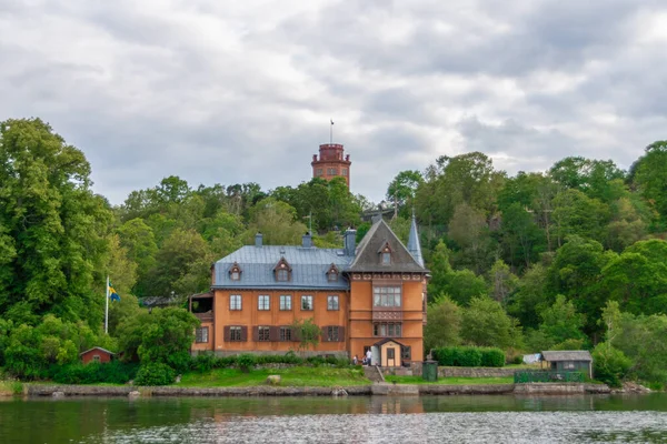 Skansen Museum Stockholm Sweden Surrounded Dense Forest — Stock Photo, Image