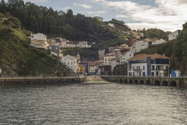 Uma Bela Vista Porto Cudillero Cudillero Espanha — Fotografia de Stock