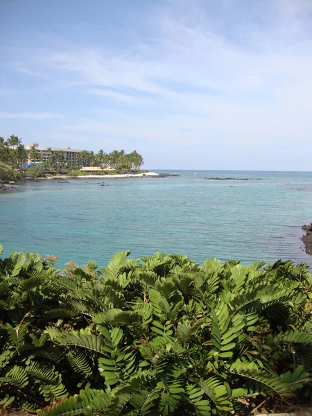 夏威夷大岛科纳附近的威库洛亚湾风景优美的水景 — 图库照片
