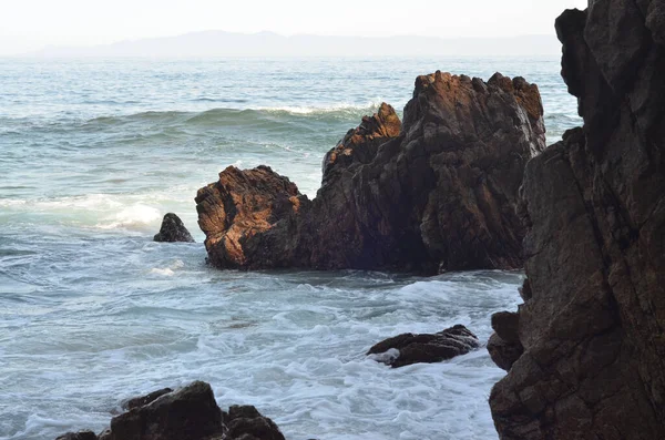 Shot Rocky Seashore — Stock Photo, Image