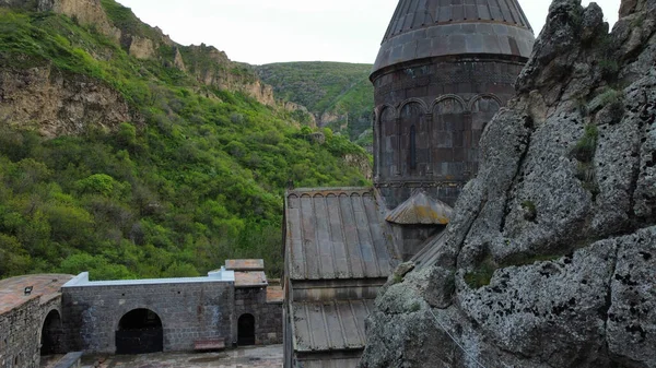 Sebuah Biara Geghard Yang Megah Provinsi Kotayk Armenia — Stok Foto
