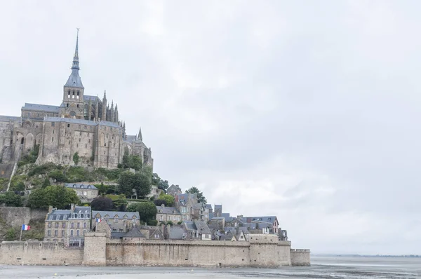 Une Belle Vue Sur Mont Saint Michel Mont France — Photo