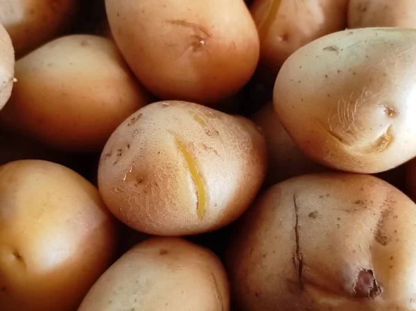 Купа Свіжованої Картоплі — стокове фото