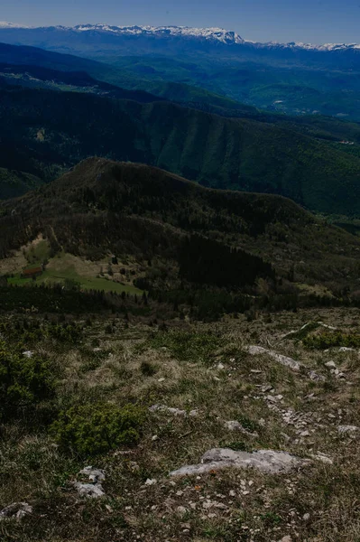 Die Malerische Aussicht Auf Wunderschöne Berge — Stockfoto