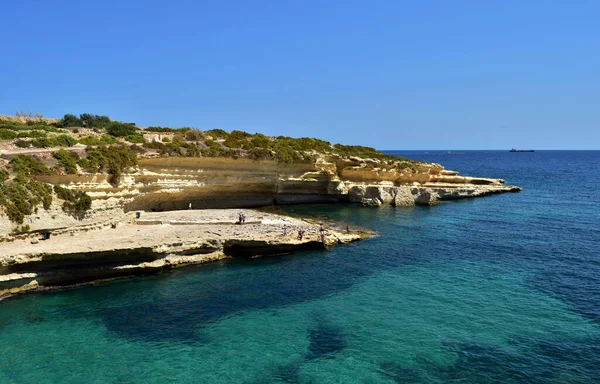 Delimara Marsaxlokk Malta Sep 2015 Beautiful Bay Kalanka Delimara Marsaxlokk — 图库照片