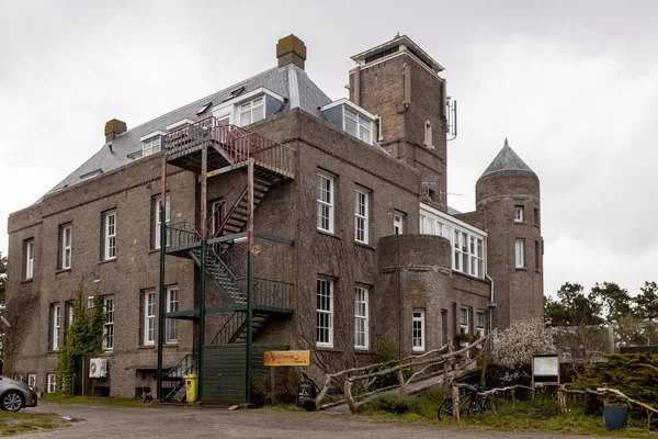 Bergen Aan Zee Hollandia Április 2021 Sideview Vidéki Ház Huize — Stock Fotó